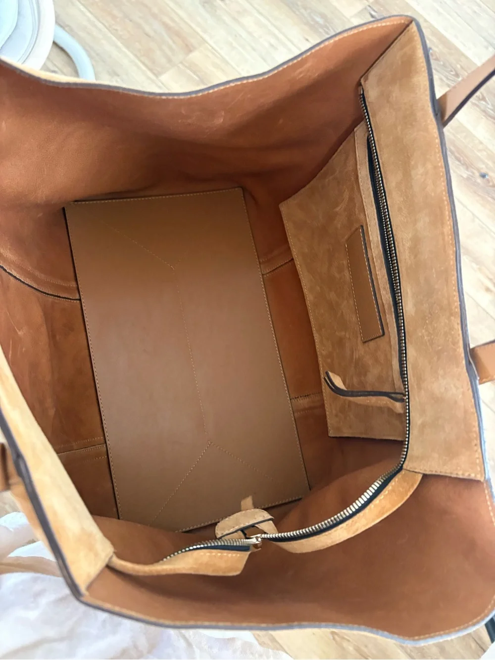 Sézane Gabin bag in taupe